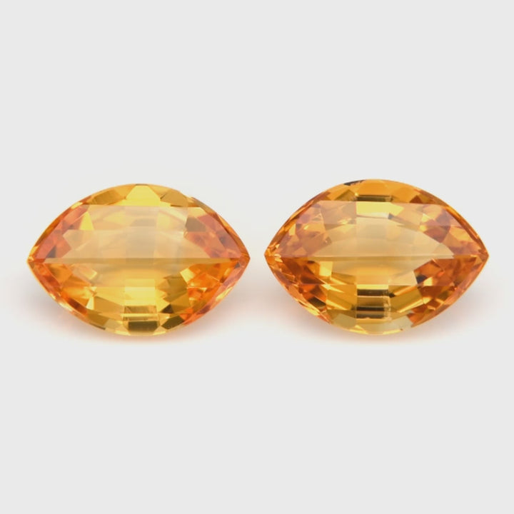 Citrine Pair 24.40 Carats