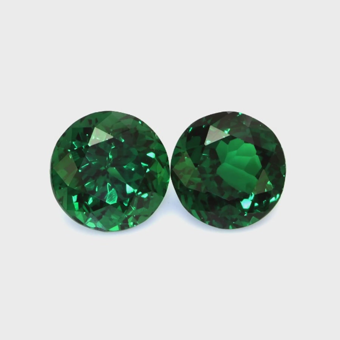 Tsavorite Garnet Pair 9.81 Carats