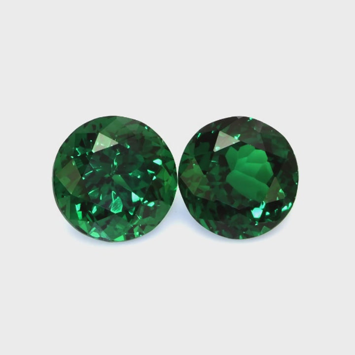 Tsavorite Garnet Pair 9.81 Carats