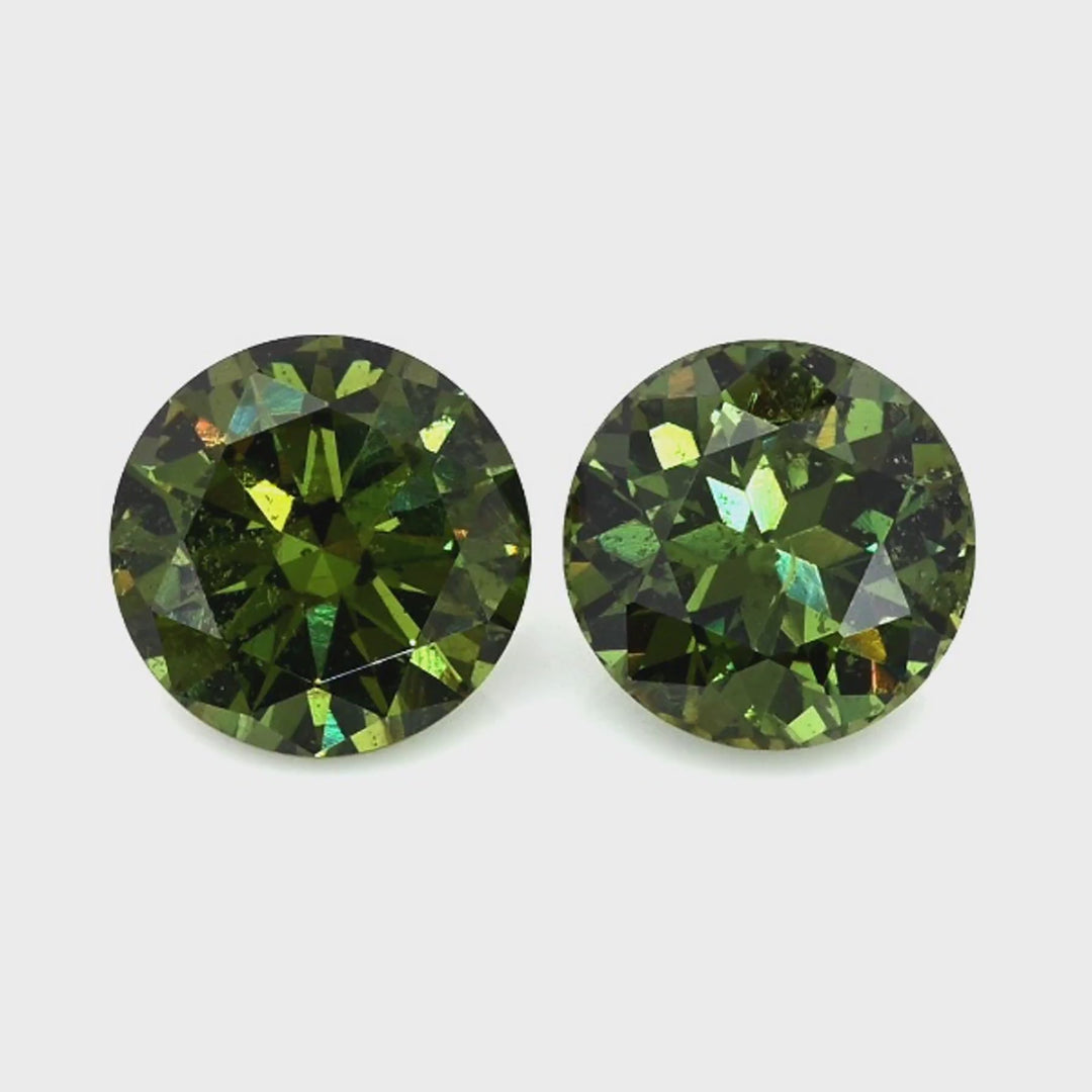Demantoid Garnet Pair 14.66 Carats
