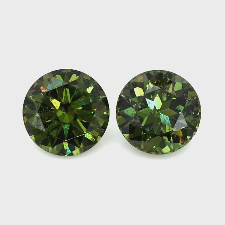 Demantoid Garnet Pair 14.66 Carats