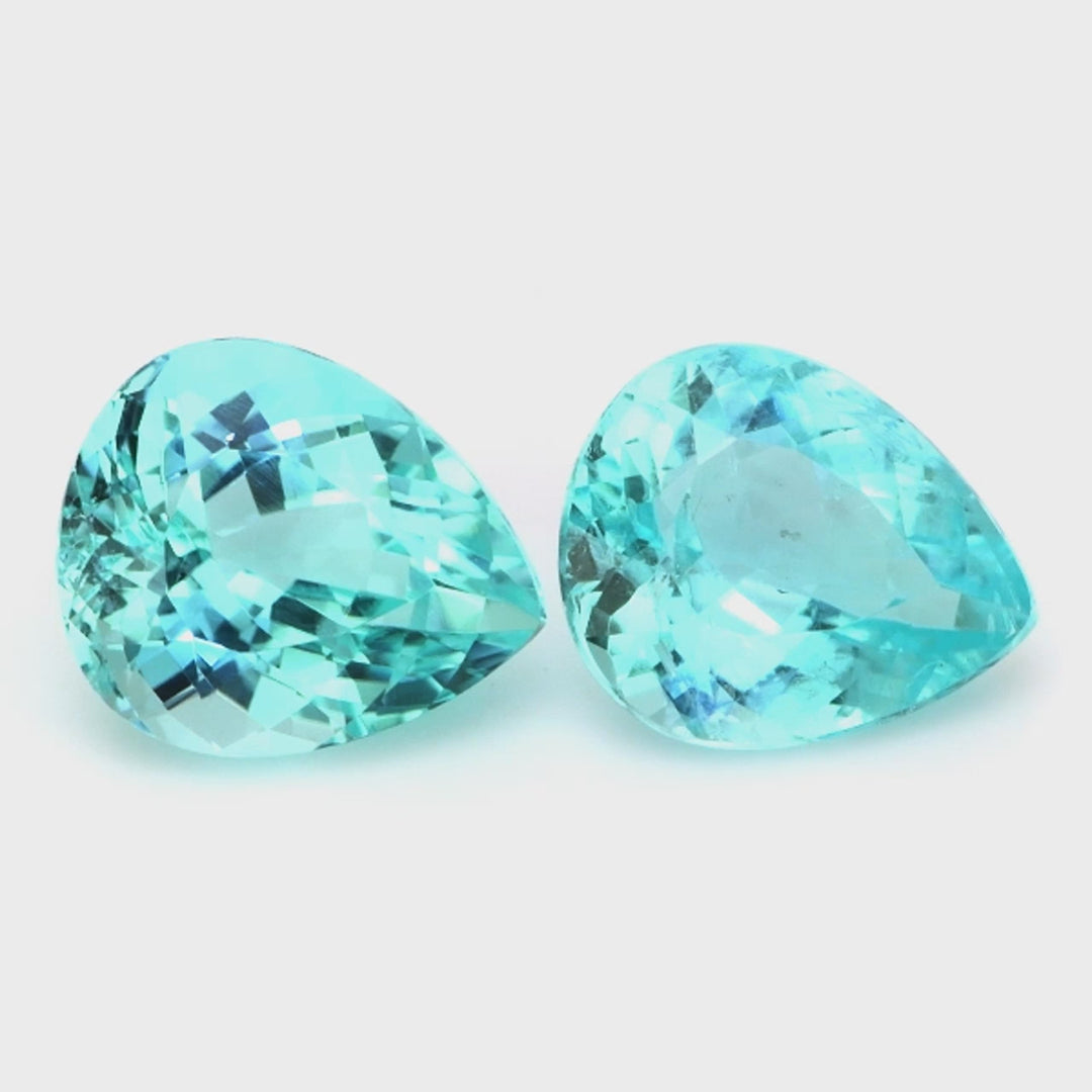 Paraiba Tourmaline Pair 3.58 Carats