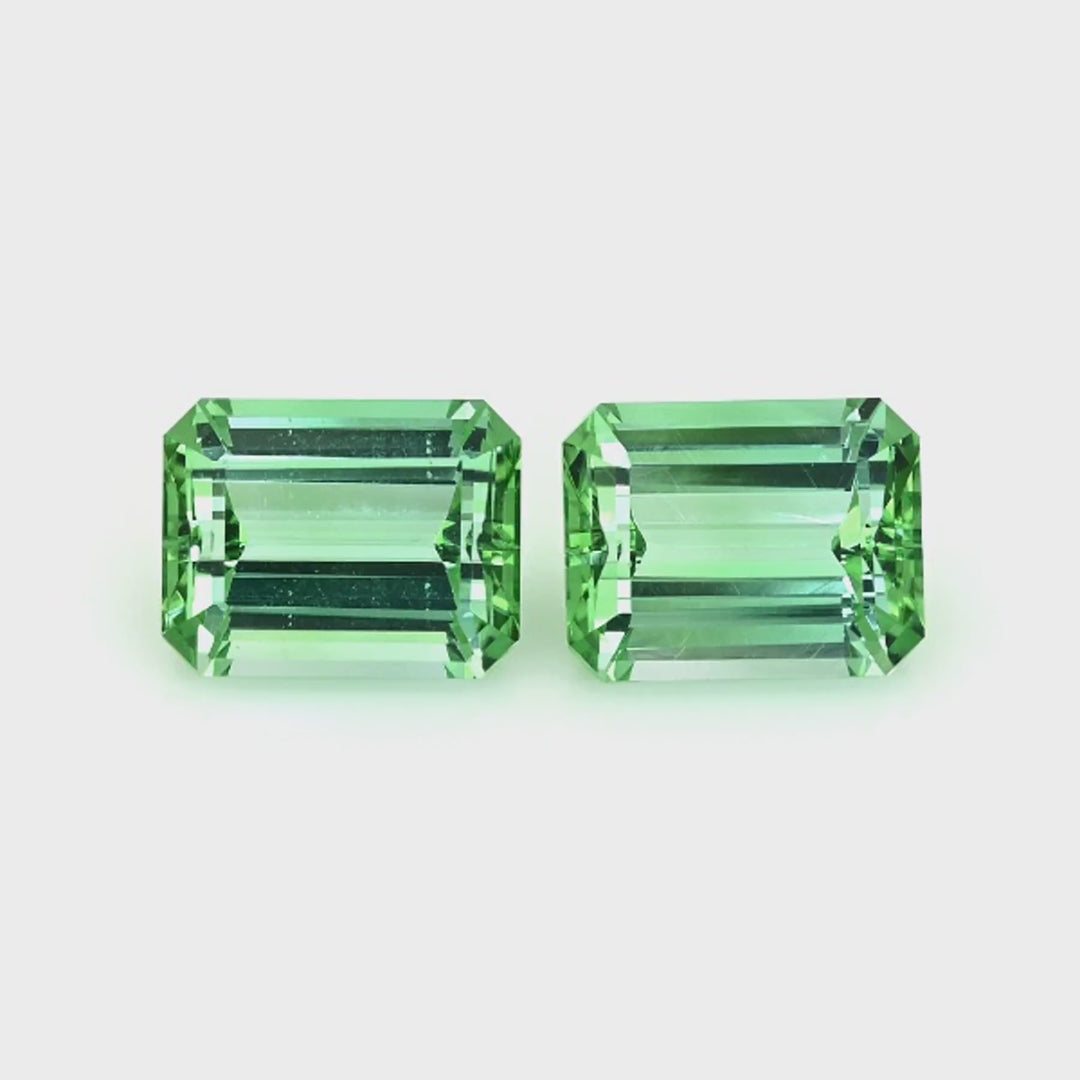 Green Tourmaline Pair 5.26 Carats