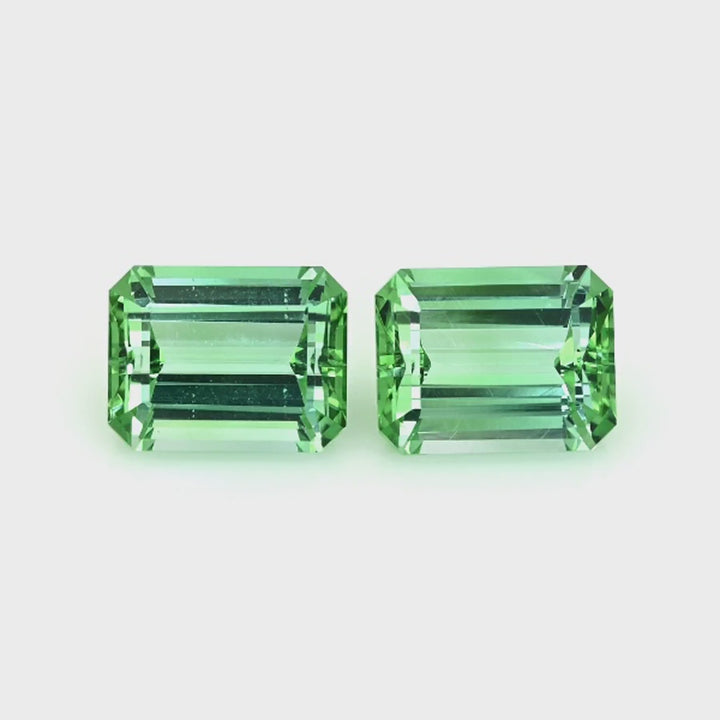 Green Tourmaline Pair 5.26 Carats