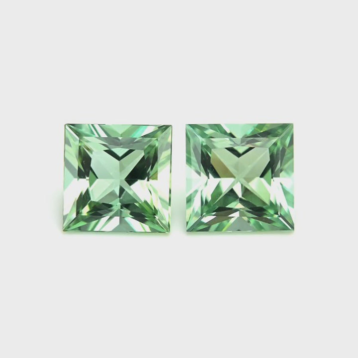 Green Tourmaline Pair 2.37 Carats