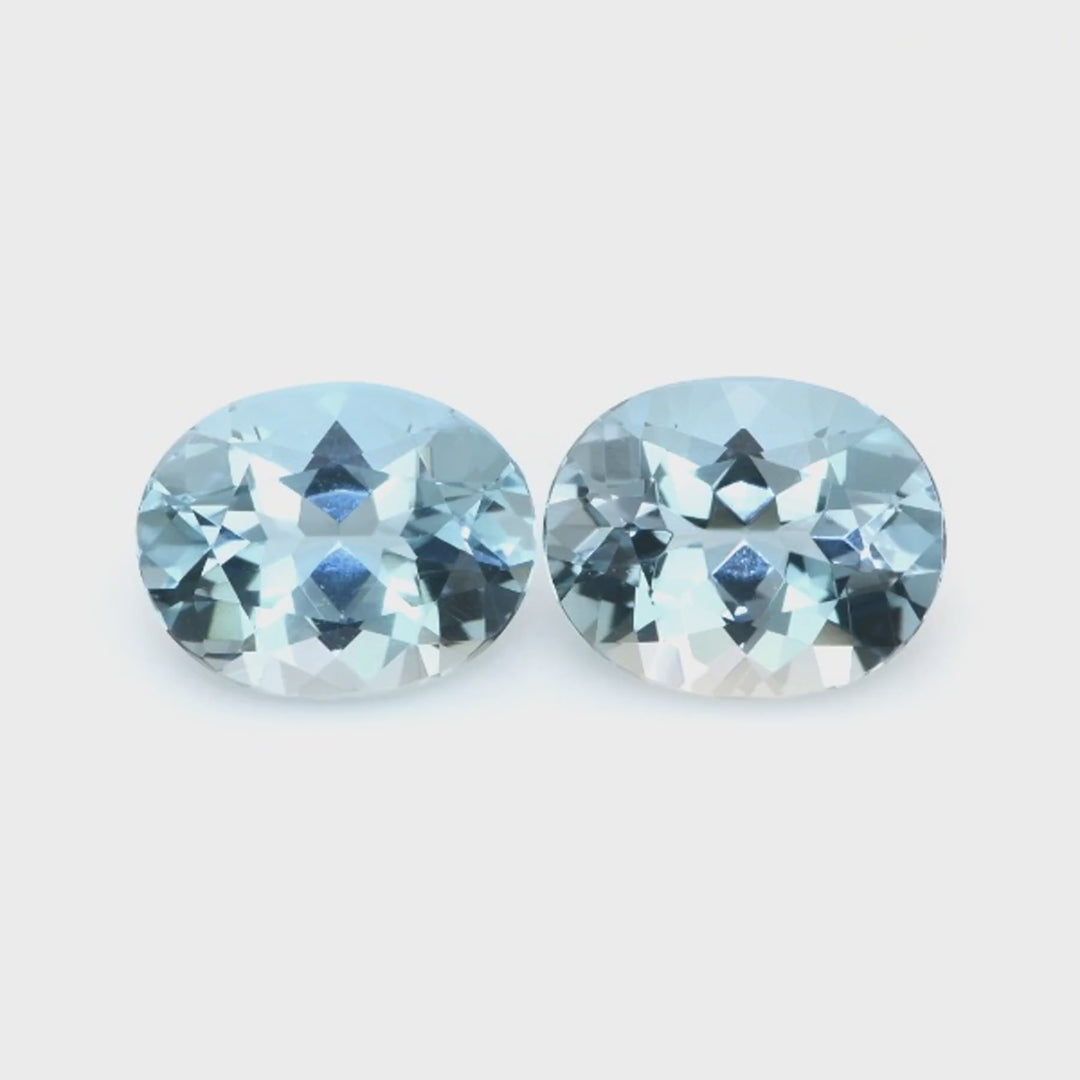 Aquamarine Pair 4.72 Carats