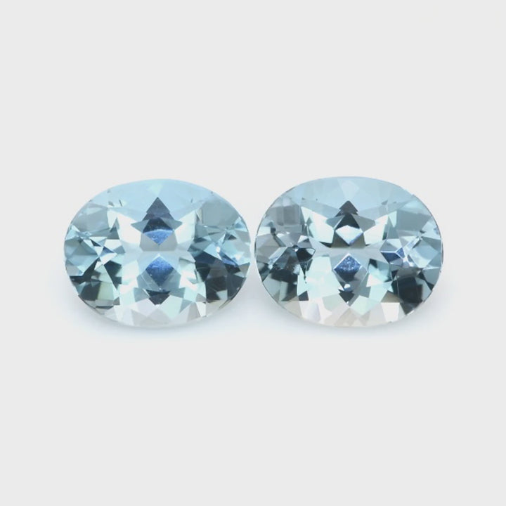 Aquamarine Pair 4.72 Carats